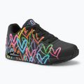 Dámská obuv SKECHERS JGoldcrown Uno Highlight Love black/multicolor