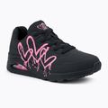 Dámské boty  SKECHERS Uno Dripping In Love black/pink