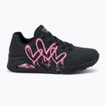 Dámské boty  SKECHERS Uno Dripping In Love black/pink 2