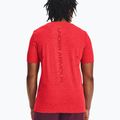 Pánské tréninkové tričko Under Armour Seamless Grid beta/dark maroon 2