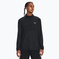 Pánské běžecké tričko longsleeve Under Armour Seamless Stride 1/4 Zip black/reflective