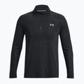 Pánské běžecké tričko longsleeve Under Armour Seamless Stride 1/4 Zip black/reflective 4