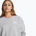 Dámská mikina  Under Armour Icon Fleece Crew mod gray light heather/white 5