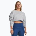 Dámská mikina  Under Armour Icon Fleece Crew mod gray light heather/white 6