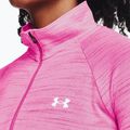 Under Armour dámská mikina Evolved Core Tech 1/2 Zip rebel pink/white 4