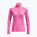 Under Armour dámská mikina Evolved Core Tech 1/2 Zip rebel pink/white 5