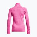 Under Armour dámská mikina Evolved Core Tech 1/2 Zip rebel pink/white 6