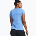 Dámské tréninkové tričko Under Armour Tech SSC voda/bílá/metalická stříbrná 3