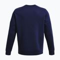 Pánská mikina Under Armour Essential Fleece Crew midnight navy/white 2