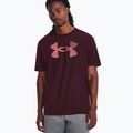 Pánské tričko Under Armour Big Logo Fill dark maroon/misty purple/venom red