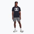 Pánské šortky Under Armour Icon Fleece Pitch grey medium heather/white 2
