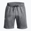 Pánské šortky Under Armour Icon Fleece Pitch grey medium heather/white 5