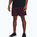 Pánské tréninkové šortky Under Armour Woven Graphic dark maroon/beta