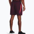 Pánské tréninkové šortky Under Armour Woven Graphic dark maroon/beta 2