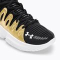 Dámské basketbalové boty Under Armour W Flow Breakthru 4 black/metallic gold/white 7