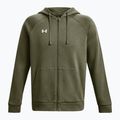 Pánská mikina Under Armour Rival Fleece FZ Hoodie navy dd green/white 5