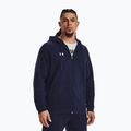 Pánská mikina   Under Armour Rival Fleece FZ midnight navy/white