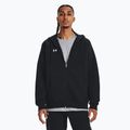 Pánská mikina Under Armour Rival Fleece FZ Hoodie black/white