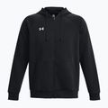 Pánská mikina Under Armour Rival Fleece FZ Hoodie black/white 6