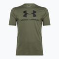 Pánské tričko Under Armour Sportstyle Logo T-shirt marine od green// black 4