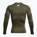 Under Armour pánské tréninkové tričko s dlouhým rukávem Ua HG Armour Comp LS marine od green/white 5