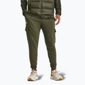 Pánské kalhoty Under Armour Rival Fleece Cargo Jogger marine od green / white