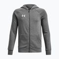 Dětská mikina Under Armour Rival Fleece FZ Hoodie grey
