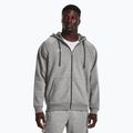 Pánská mikina Under Armour Rival Fleece FZ Hoodie castlerock light heather/white