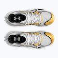 Basketbalové boty Under Armour Spawn 6 white/black/metallic gold 11