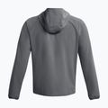Pánská bunda  Under Armour Stretch Woven Windbreaker pitch gray/black 5
