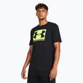 Pánské tričko Under Armour Boxed Sportstyle black/high vis yellow