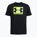 Pánské tričko Under Armour Boxed Sportstyle black/high vis yellow 3