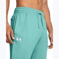 Pánské kalhoty  Under Armour Rival Fleece Joggers radial turquoise/white 4