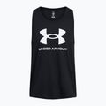 Pánské tílko Under Armour Sportstyle Logo black/white 3