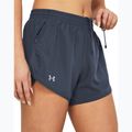 Dámské běžecké šortky Under Armour Fly By 3" downpour gray / downpour gray / reflective 4