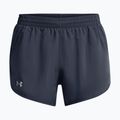 Dámské běžecké šortky Under Armour Fly By 3" downpour gray / downpour gray / reflective 5