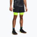 Pánské kraťasy  Under Armour Peak Woven 2in1 black/high vis yellow/high vis yellow