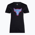 Dámské sportovní tričko  Under Armour Project Underground Core T black/viral blue