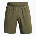 Pánské tréninkové šortky Under Armour Tech Woven Wordmark marine od green/black