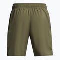 Pánské tréninkové šortky Under Armour Tech Woven Wordmark marine od green/black 2