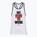 Pánské sportovní tílko tank top  Under Armour Project Rock Get To Work Tank white/black/phoenix fire