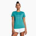 Dámské sportovní tričko  Under Armour Tech BL HD circuit teal/coastal teal