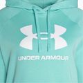 Dámská mikina Under Armour Rival Fleece Big Logo Hoody radial turquoise/white 6