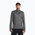 Pánské běžecké tričko longsleeve  Under Armour Launch Pro 1/4 Zip castlerock/castlerock/reflective