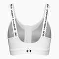 Fitness podprsenka Under Armour Infinity High Zip 2.0 white/black 2