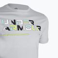 Pánské tričko Under Armour Colorblock Wordmark mod gray/black 5