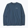 Pánské tričko Longsleeve Patagonia P-6 Logo Responsibili utility blue