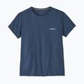 Dámské trekingové tričko Patagonia P-6 Logo Responsibili-Tee utility blue 3