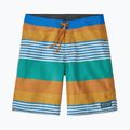 Pánské plavecké šortky  Patagonia Wavefarer Boardshorts fitz stripe/pufferfish gold