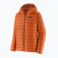 Pánská péřová bunda  Patagonia Down Sweater Hoody redtail rust